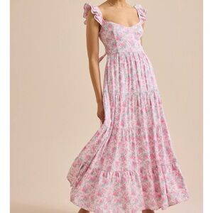 NEW Altar’d State Pink Floral Maxi Dress Size Large and XXL Available NWT